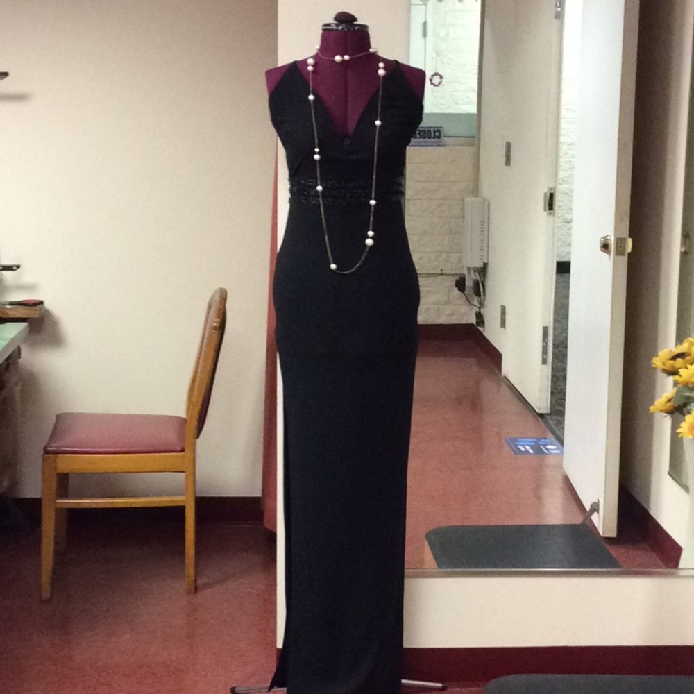 Black long dress